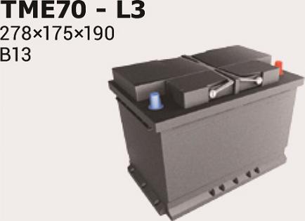 IPSA TME70 - Baterie de pornire - allinparts.ro