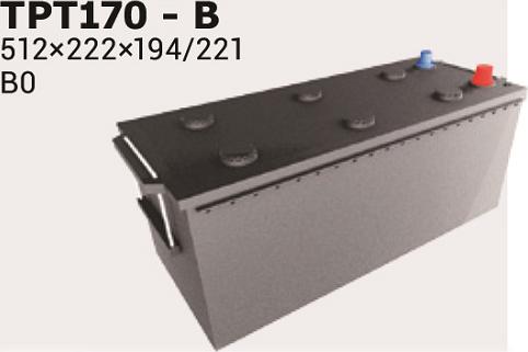 IPSA TPT170 - Baterie de pornire allinparts.ro