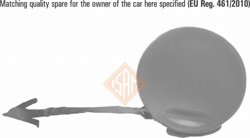 I.S.A.M. 0710811 - Acoperire tampon,sistem de remorcare allinparts.ro