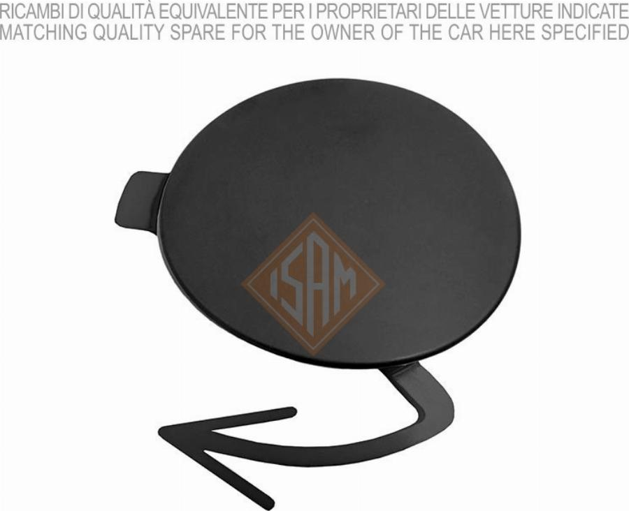 I.S.A.M. 1068811 - Acoperire tampon,sistem de remorcare allinparts.ro