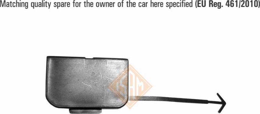 I.S.A.M. 1101811 - Acoperire tampon,sistem de remorcare - allinparts.ro
