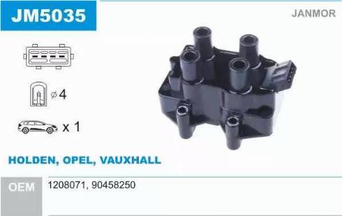 Janmor JM5035 - Bobina de inductie allinparts.ro