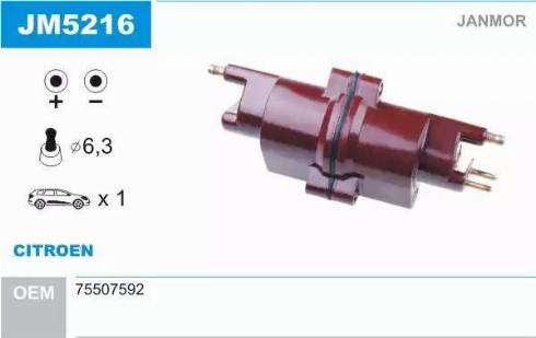 Janmor JM5216 - Bobina de inductie allinparts.ro