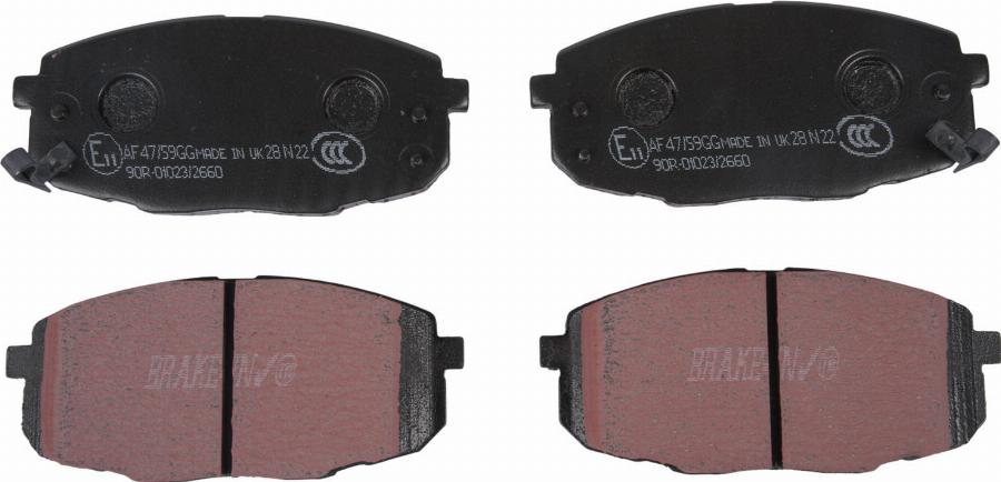 JAPOCAT MFP-2K09EBC - Set placute frana de performanta allinparts.ro