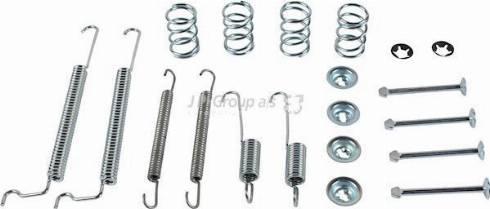 JP Group 1264001010 - Set accesorii, sabot de frana - allinparts.ro