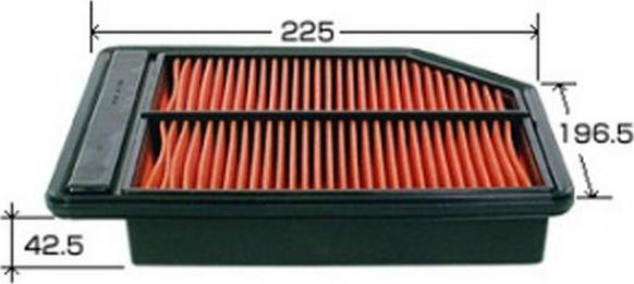 JS Asakashi A886J - Filtru aer - allinparts.ro