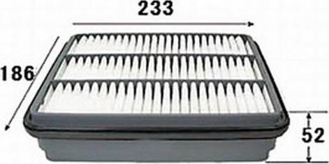 JS Asakashi A3001 - Filtru aer - allinparts.ro