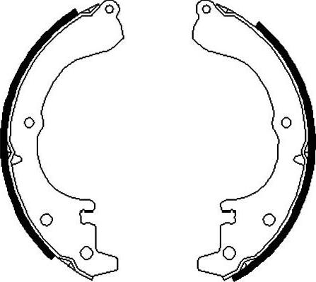 Kavo Parts BS-9901 - Set saboti frana allinparts.ro