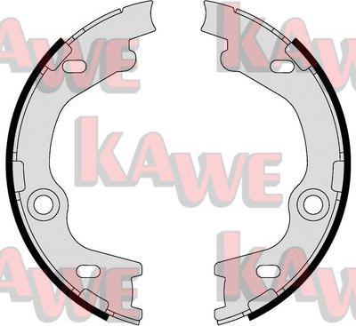 Kawe 09630 - Set saboti frana, frana de mana allinparts.ro
