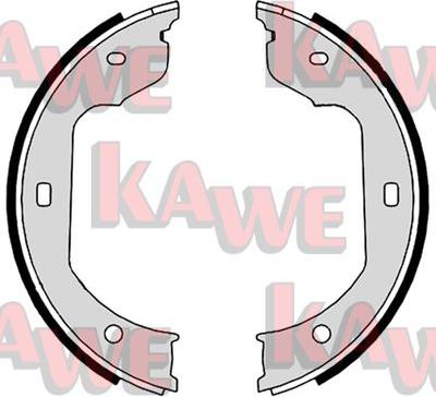 Kawe 09110 - Set saboti frana, frana de mana allinparts.ro