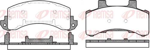 Kawe 0516 00 - Set placute frana,frana disc allinparts.ro