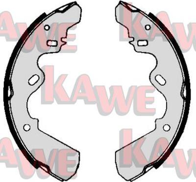 Kawe 05820 - Set saboti frana allinparts.ro