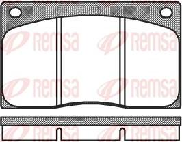 Kawe 0044 00 - Set placute frana,frana disc - allinparts.ro