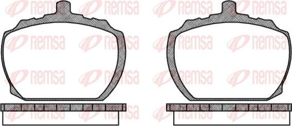 Kawe 0058 10 - Set placute frana,frana disc allinparts.ro