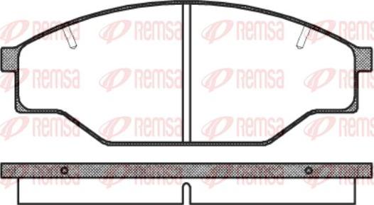 Kawe 0197 10 - Set placute frana,frana disc allinparts.ro