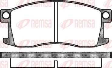 CAR PNT4901 - Set placute frana,frana disc - allinparts.ro