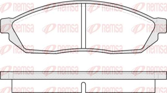 Kawe 0111 00 - Set placute frana,frana disc - allinparts.ro
