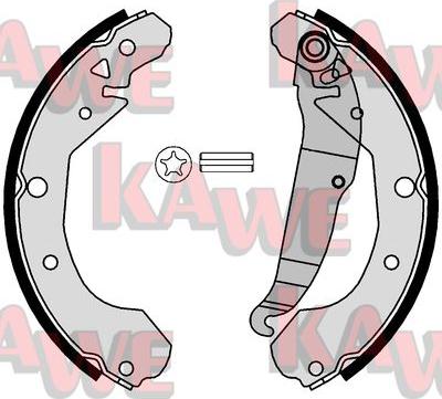 Kawe 01126 - Set saboti frana - allinparts.ro