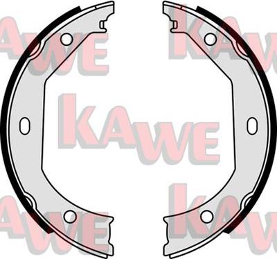 Kawe 08090 - Set saboti frana, frana de mana allinparts.ro