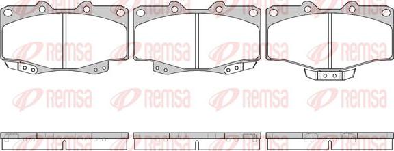 Kawe 0315 14 - Set placute frana,frana disc allinparts.ro