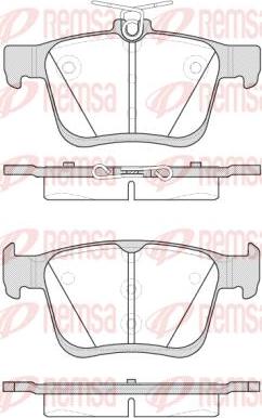 Kawe 1516 00 - Set placute frana,frana disc - allinparts.ro