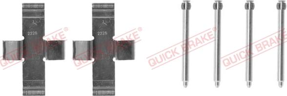 Kawe 109-0916 - Set accesorii, placute frana allinparts.ro