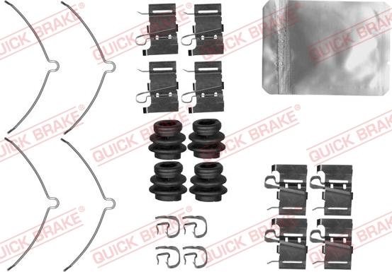 Kawe 109-0001 - Set accesorii, placute frana allinparts.ro