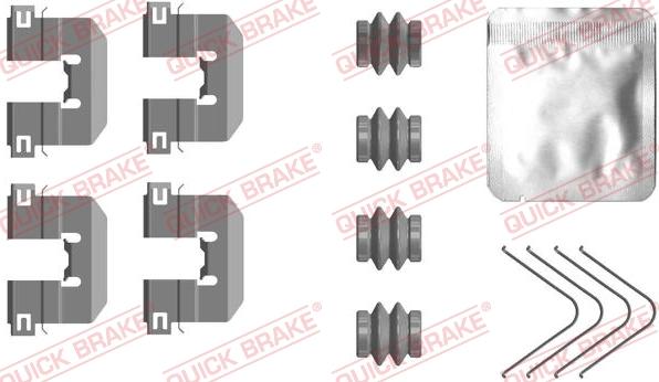 Kawe 109-0117 - Set accesorii, placute frana allinparts.ro
