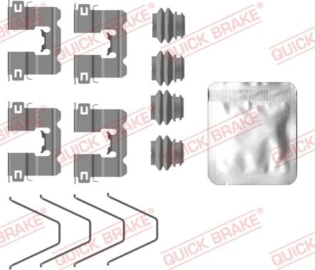 Kawe 109-0137 - Set accesorii, placute frana allinparts.ro