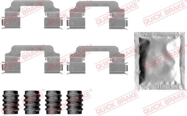Kawe 109-1826 - Set accesorii, placute frana - allinparts.ro