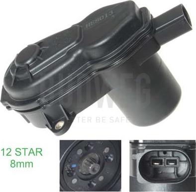Kawe 208031 - Element actionare. etrier frana de parcare allinparts.ro
