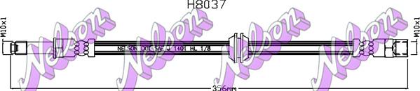 Kawe H8037 - Furtun frana - allinparts.ro