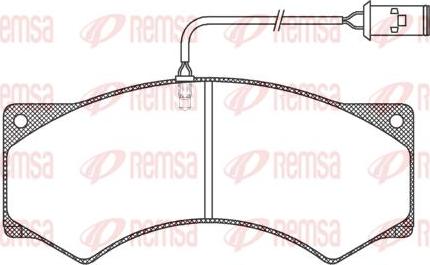 Kawe JCA277.41 - Set placute frana,frana disc allinparts.ro
