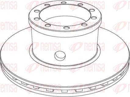 Kawe NCA1019.20 - Disc frana - allinparts.ro