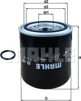 KNECHT AL 12 - Element filtrant uscator aer, compresor allinparts.ro