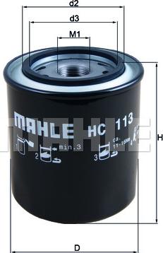 KNECHT HC 113 - Filtru hidraulic, cutie de viteze automata - allinparts.ro