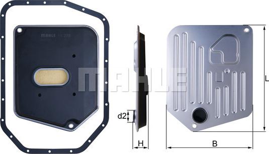 KNECHT HX 278D - Filtru hidraulic, cutie de viteze automata allinparts.ro