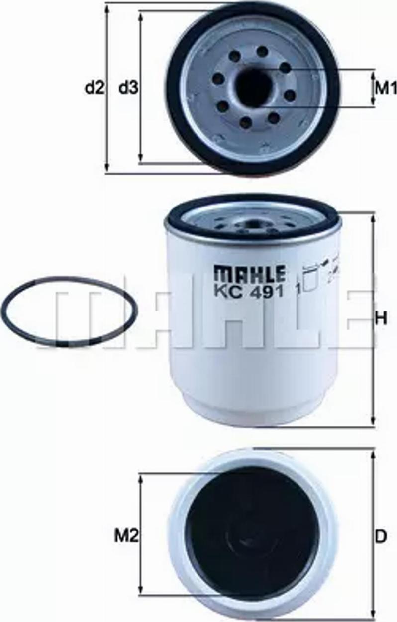 KNECHT KC 491D - Filtru combustibil allinparts.ro
