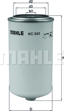 KNECHT KC 543 - Filtru combustibil allinparts.ro