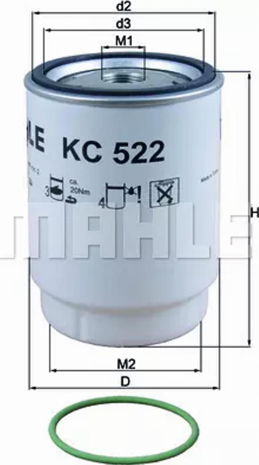 KNECHT KC 522D - Filtru combustibil allinparts.ro