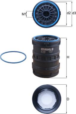 KNECHT KC 645D - Filtru combustibil allinparts.ro
