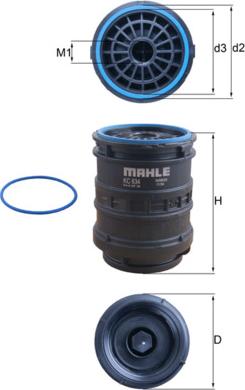 KNECHT KC 634D - Filtru combustibil allinparts.ro
