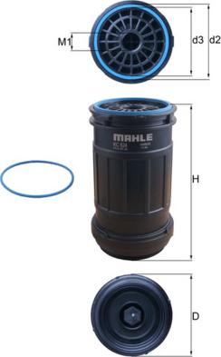 KNECHT KC 624D - Filtru combustibil allinparts.ro