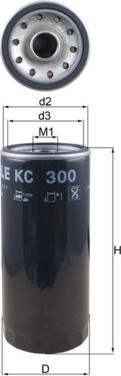 KNECHT KC 300 - Filtru combustibil allinparts.ro