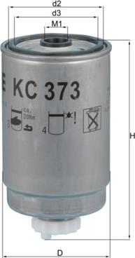 KNECHT KC 373 - Filtru combustibil allinparts.ro