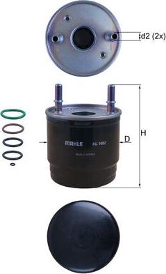 KNECHT KL1002D - Filtru combustibil - allinparts.ro