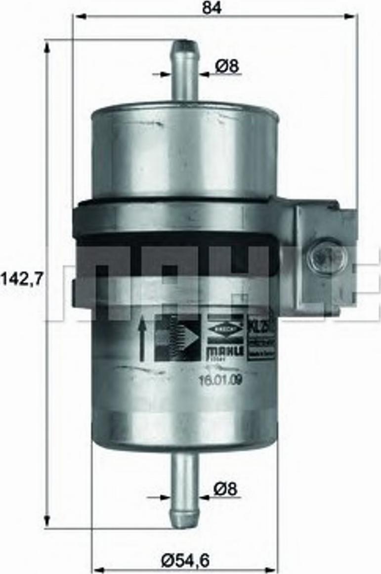 KNECHT KLH 29/1 - Filtru combustibil - allinparts.ro