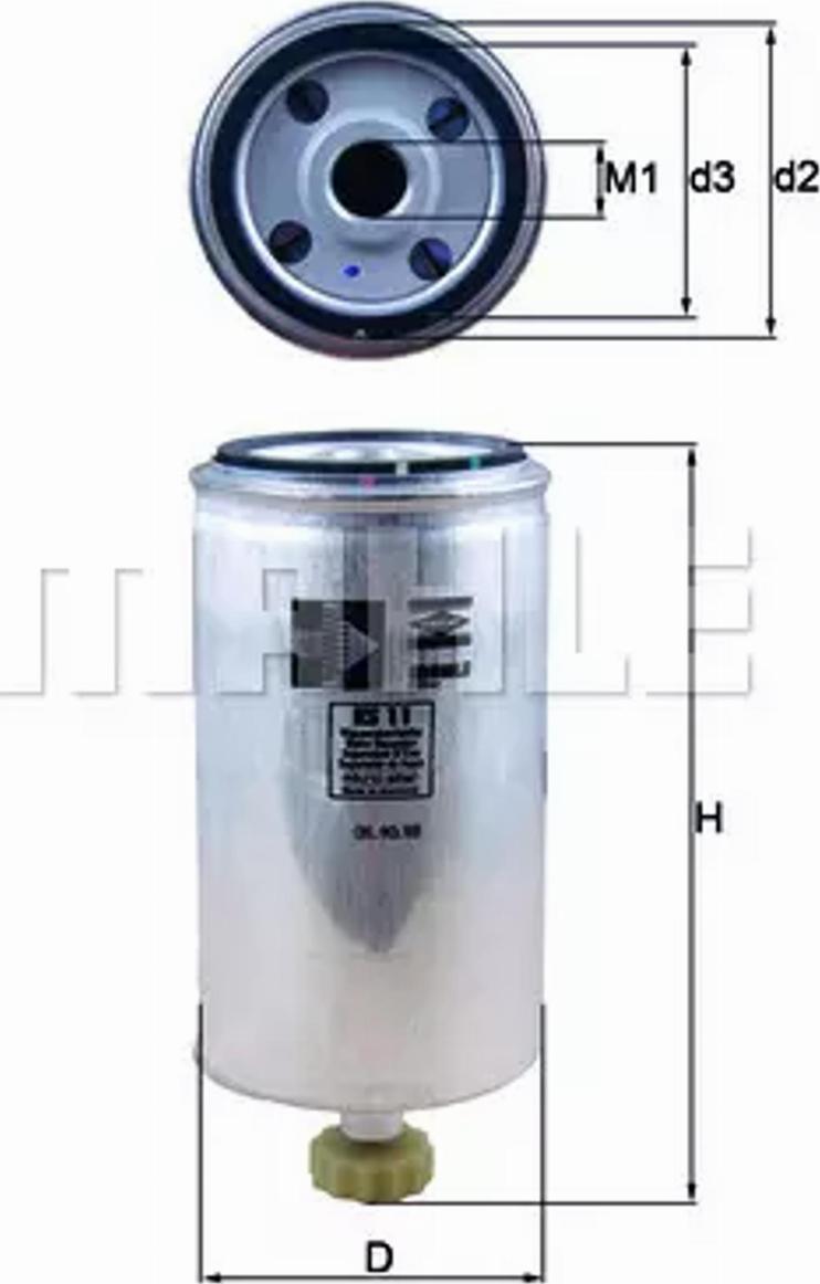 KNECHT KS 11 - Filtru combustibil - allinparts.ro