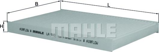 KNECHT LA 910 - Filtru, aer habitaclu allinparts.ro