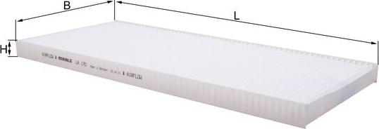 KNECHT LA 170 - Filtru, aer habitaclu allinparts.ro